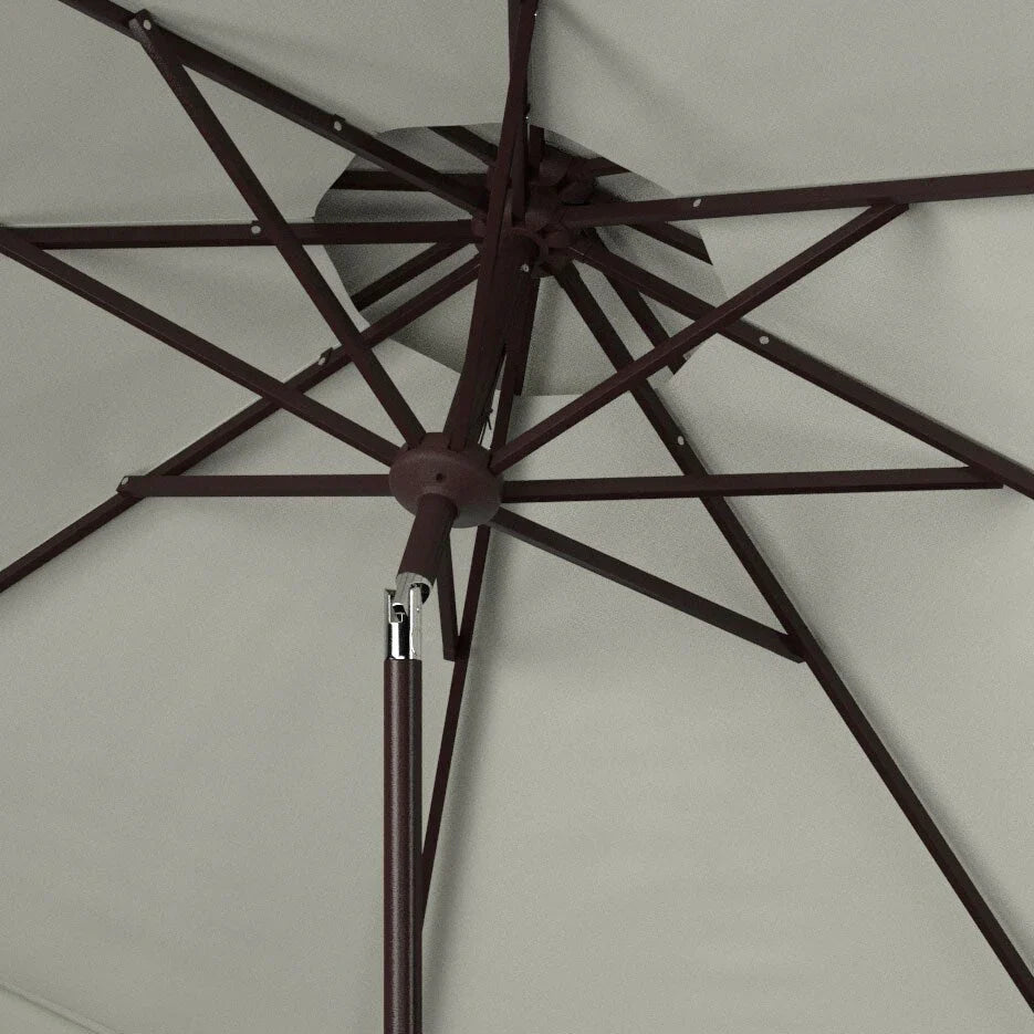 Parasol déporté double toit 274 cm avec cantonnière Kjerstin SAFAVIEH Outdoor