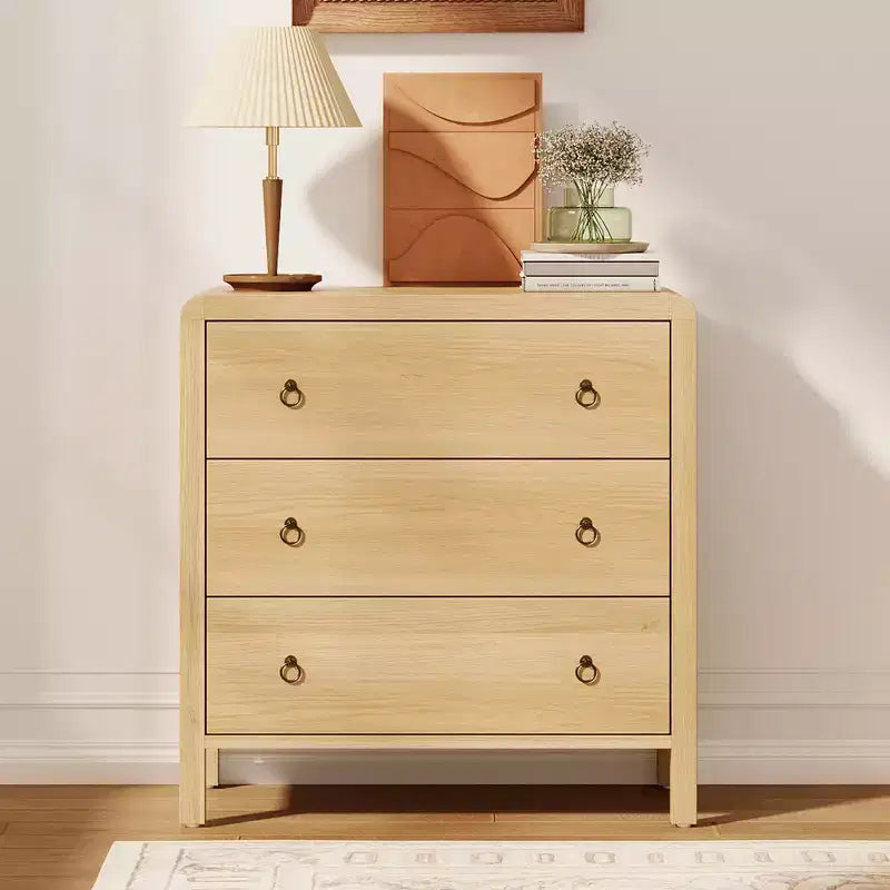 Commode multi-tiroirs, Armoire de rangement haute avec poignées en métal, Meuble de rangement autoportant pour chambre à coucher, salon, entrée