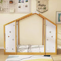 Lit d'escalade Montessori 2 en 1 pour garçons et filles avec barres de singe, taille double
