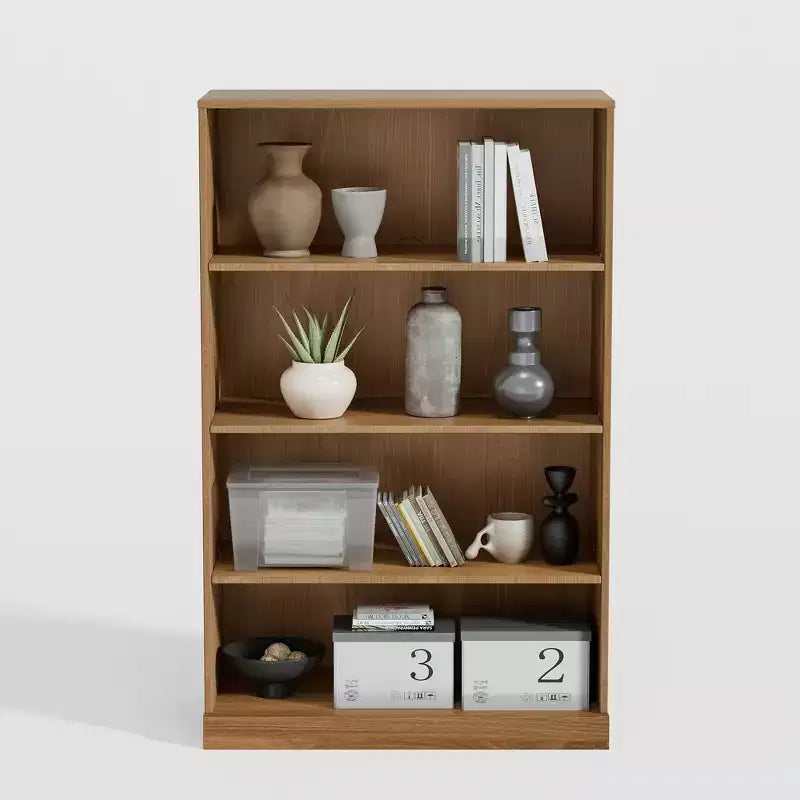Étagère de rangement sans porte en bois 49x31x16 po pour cuisine, chambre, entrée, salon, naturel