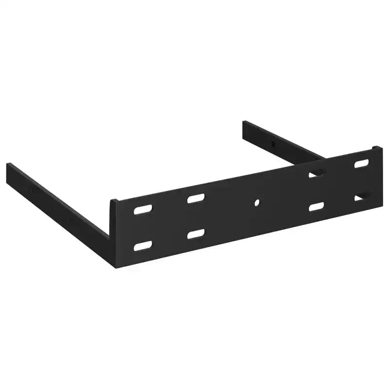 Étagères d'Angle Flottantes Lot de 2 - MDF Blanc Brillant