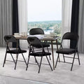 Lot de 6 chaises pliantes rembourrées, cadre en acier durable, revêtement en tissu, pour événements et usage domestique