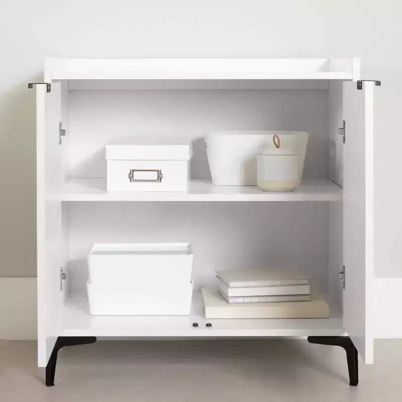 Commode à 5 tiroirs, panneaux de particules stratifiés avec dispositif anti-basculement