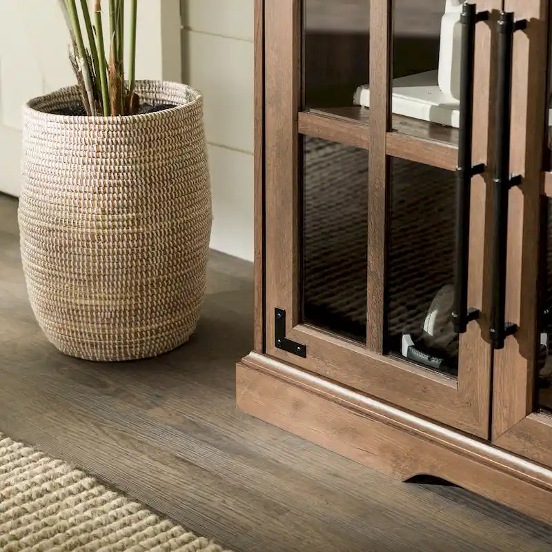 Meuble TV rustique à 4 portes Middlebrook 58 po