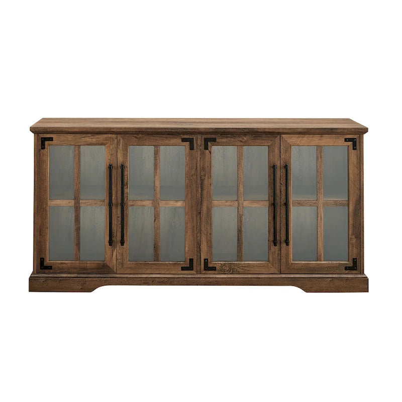 Meuble TV rustique à 4 portes Middlebrook 58 po