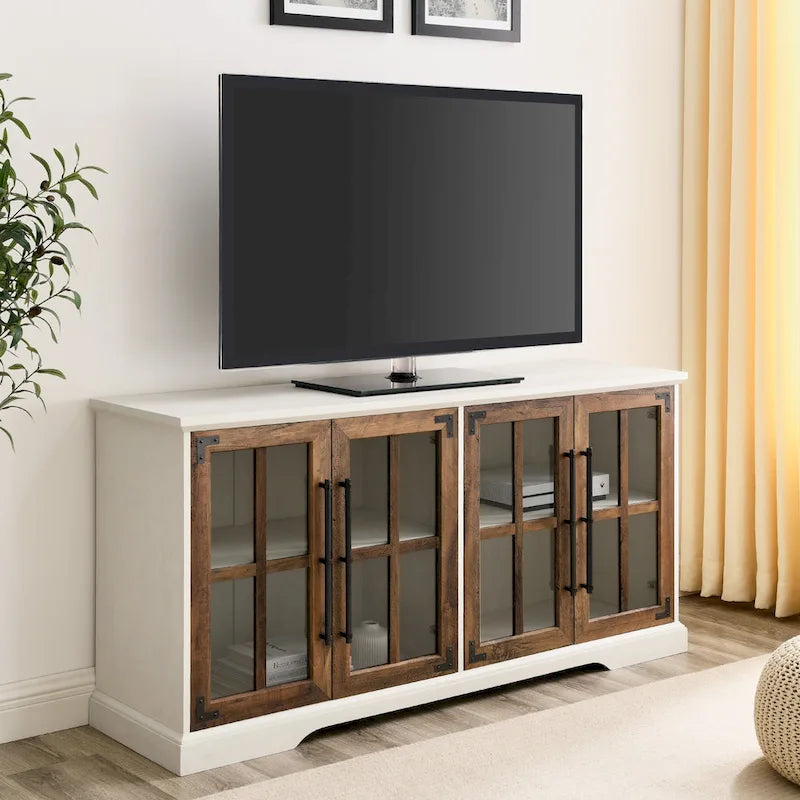 Meuble TV rustique à 4 portes Middlebrook 58 po