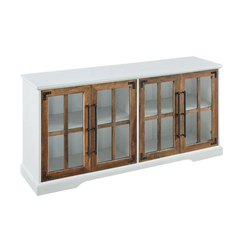Meuble TV rustique à 4 portes Middlebrook 58 po
