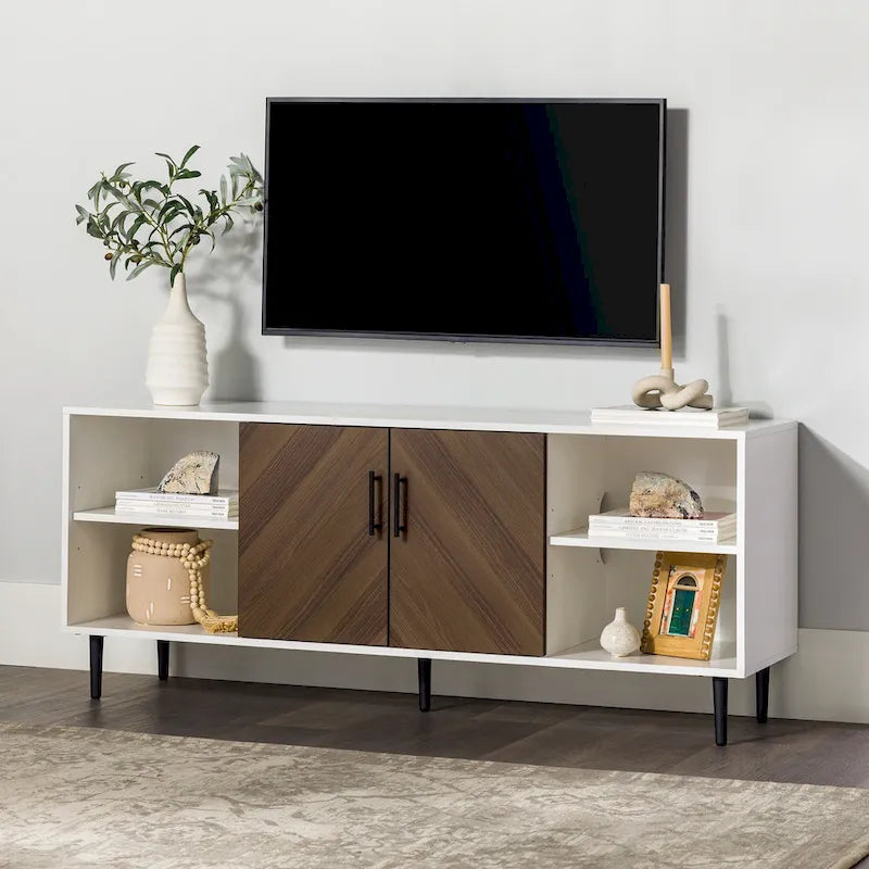 Meuble TV Middlebrook Modern Bookmatch de 58 pouces