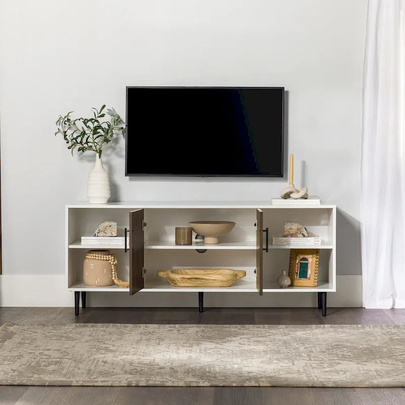 Meuble TV Middlebrook Modern Bookmatch de 58 pouces