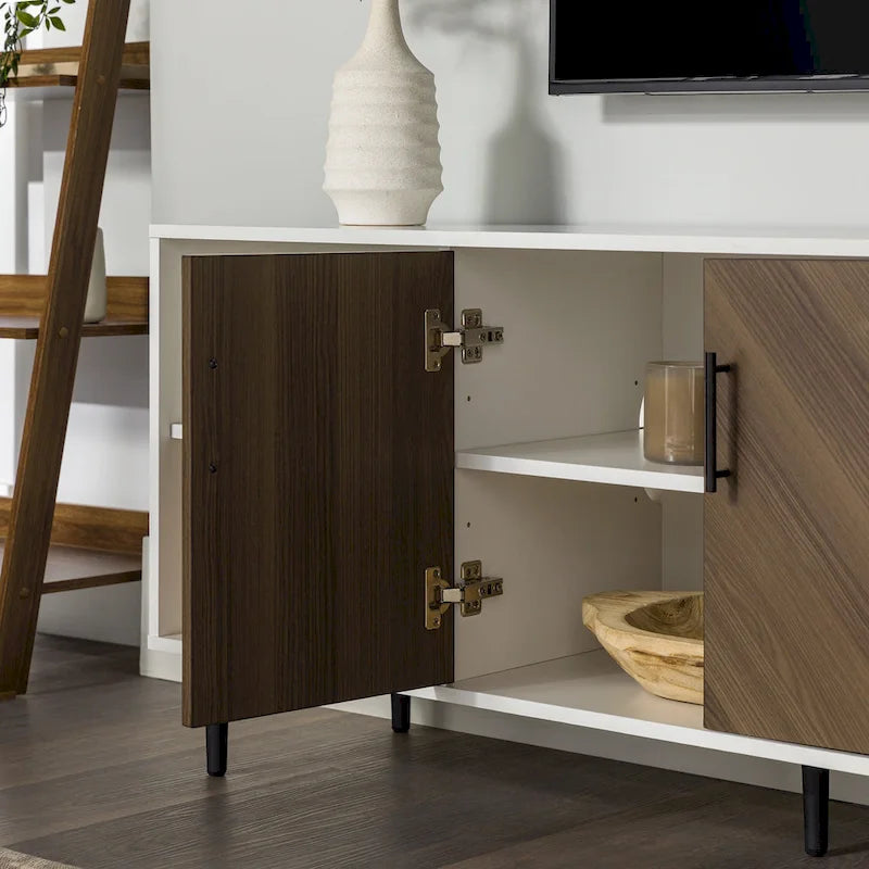 Meuble TV Middlebrook Modern Bookmatch de 58 pouces