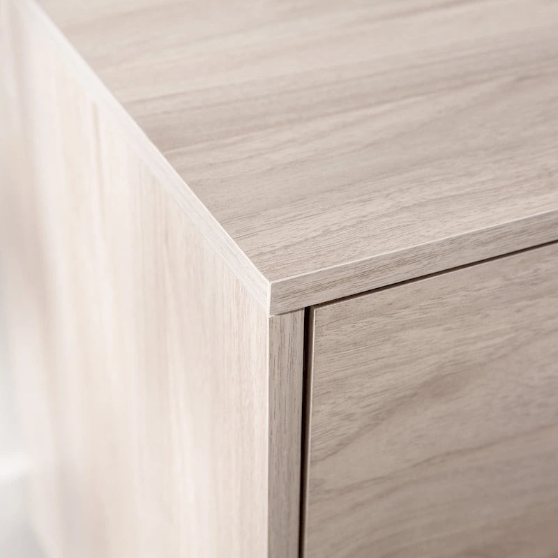 Meuble TV à 2 portes de 60 pouces de style moderne du milieu du siècle Middlebrook