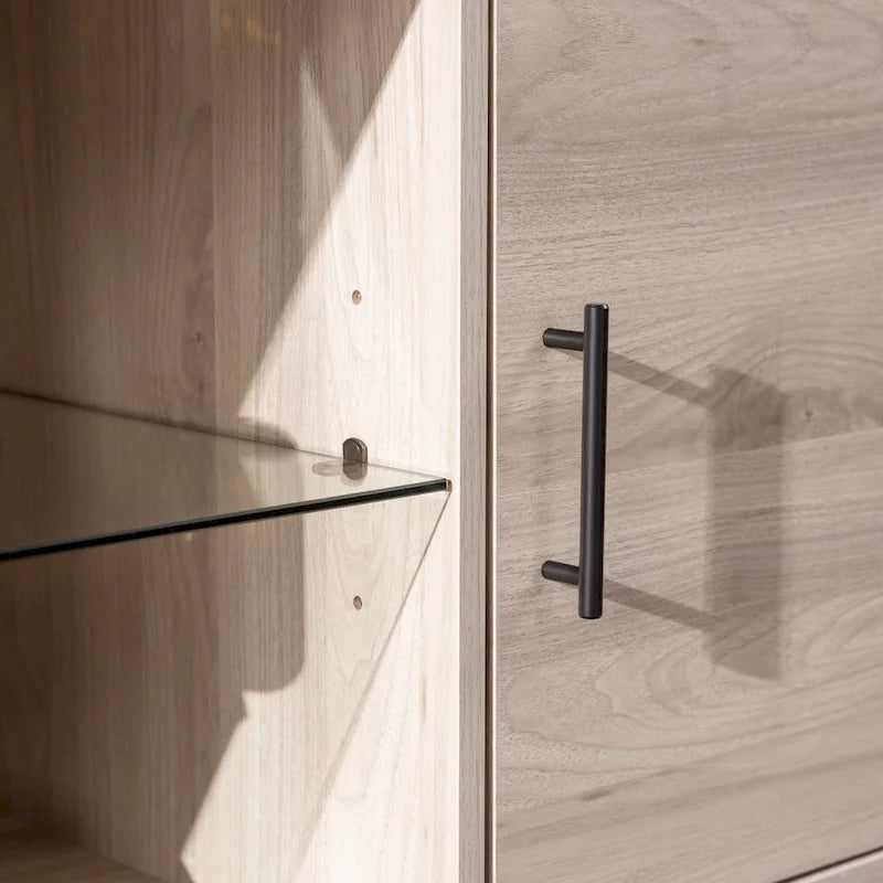 Meuble TV à 2 portes de 60 pouces de style moderne du milieu du siècle Middlebrook
