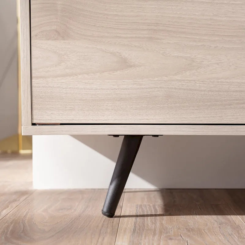 Meuble TV à 2 portes de 60 pouces de style moderne du milieu du siècle Middlebrook