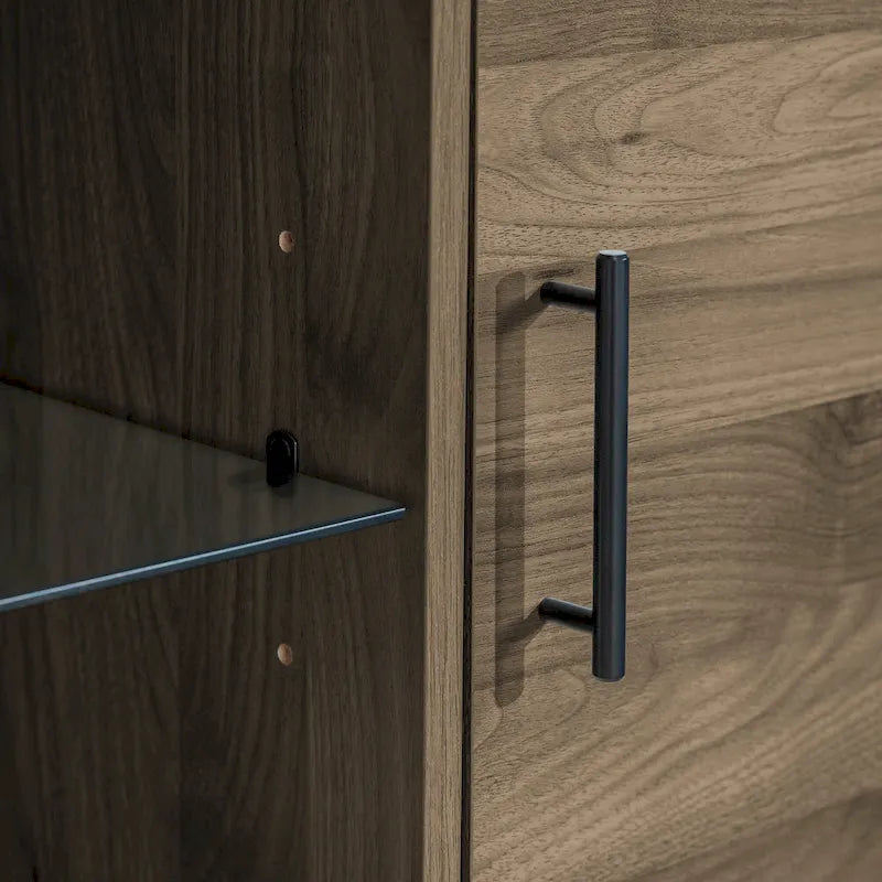 Meuble TV à 2 portes de 60 pouces de style moderne du milieu du siècle Middlebrook