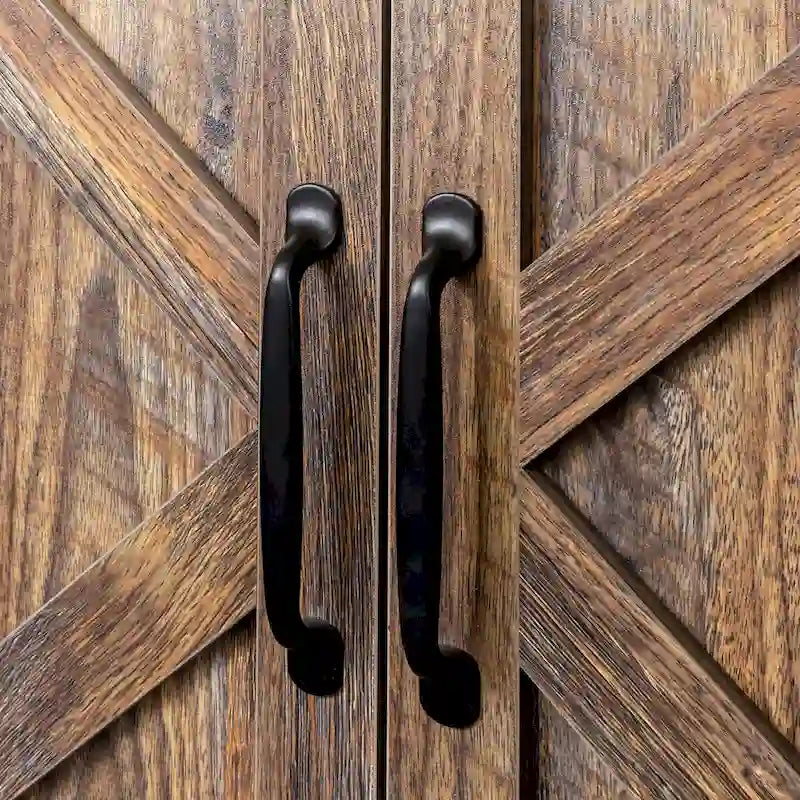 Meuble TV moderne de 150 cm avec portes et étagères
