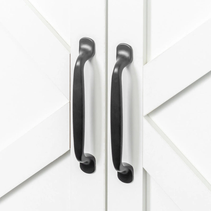 Meuble TV moderne de 150 cm avec portes et étagères