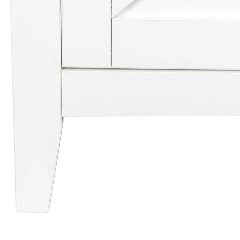 Meuble TV moderne de 150 cm avec portes et étagères