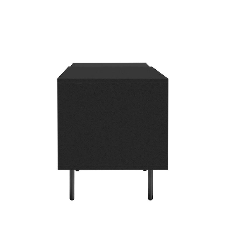 Meuble TV moderne avec 2 portes et grand espace de rangement