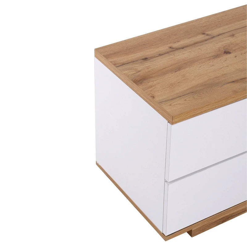 Meuble TV moderne Adley de 80 po avec rangement dissimulé par GDFStudio