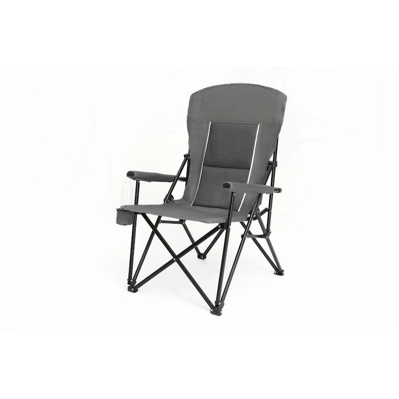 Chaise pliable portable avec porte-gobelet