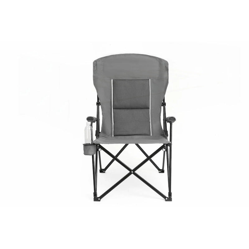 Chaise pliable portable avec porte-gobelet