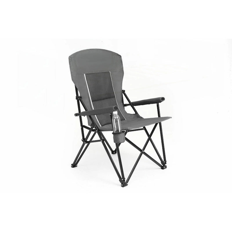 Chaise pliable portable avec porte-gobelet