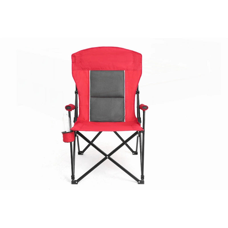 Chaise pliable portable avec porte-gobelet