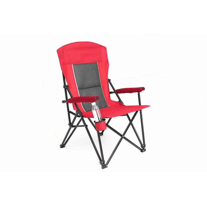 Chaise pliable portable avec porte-gobelet