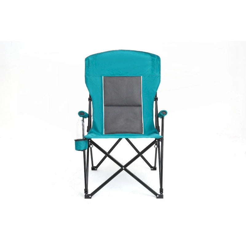 Chaise pliable portable avec porte-gobelet