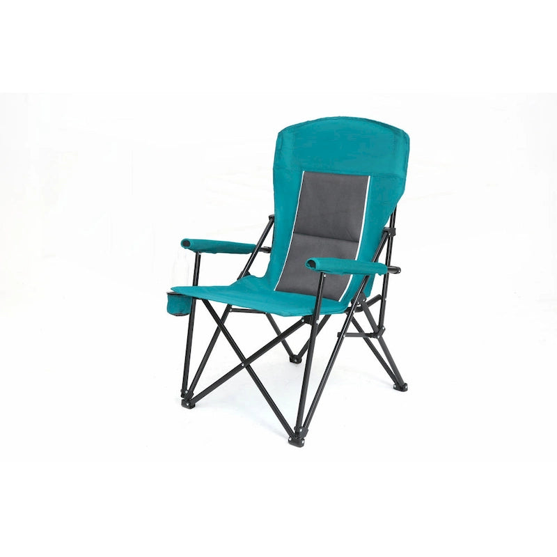 Chaise pliable portable avec porte-gobelet