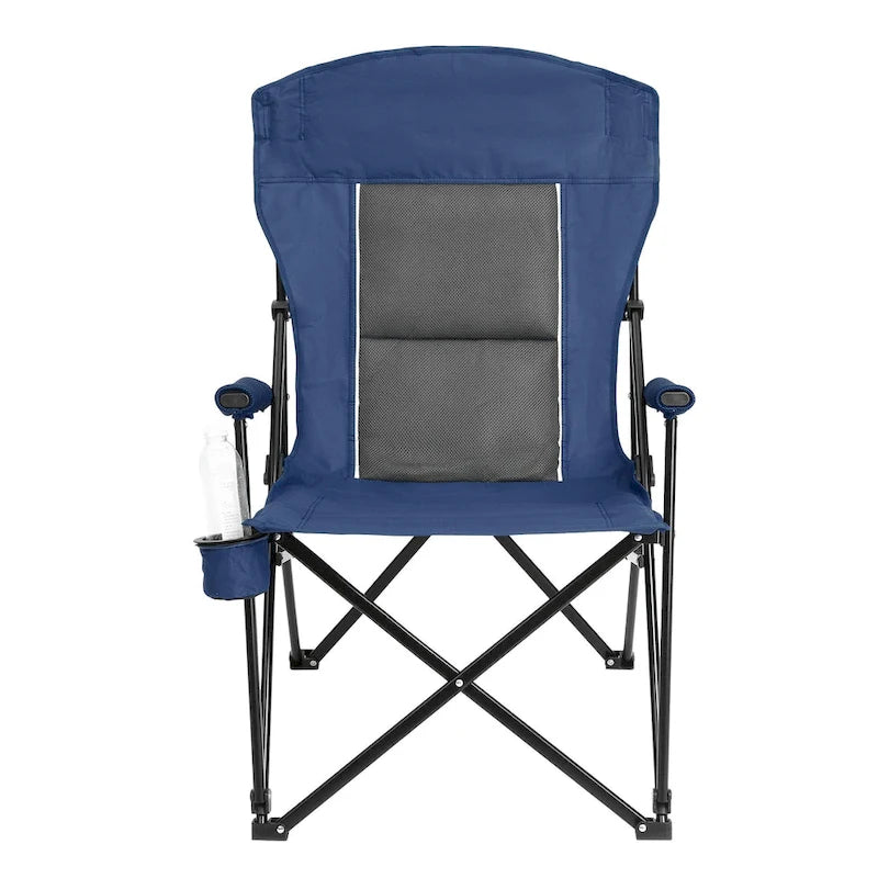 Chaise pliable portable avec porte-gobelet