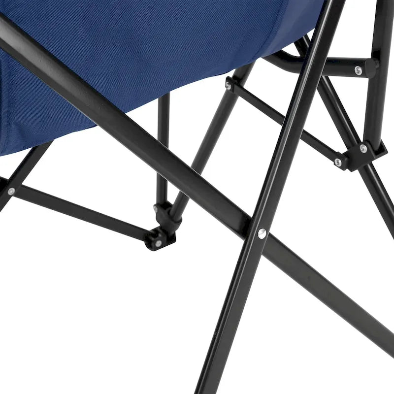 Chaise pliable portable avec porte-gobelet