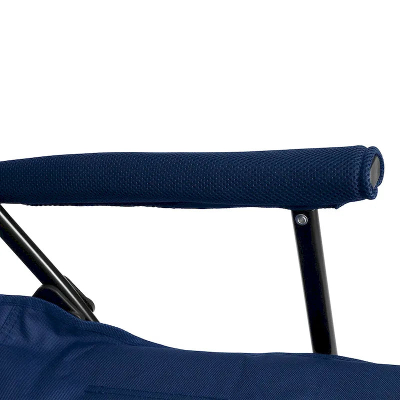 Chaise pliable portable avec porte-gobelet