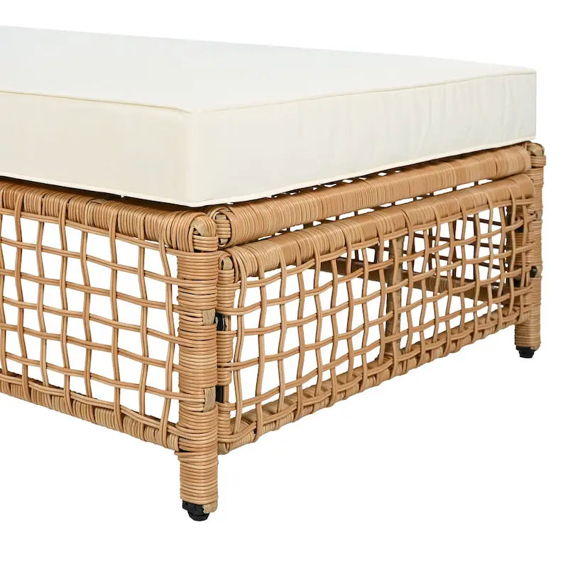 Ensemble de 2 chaises longues d'extérieur
