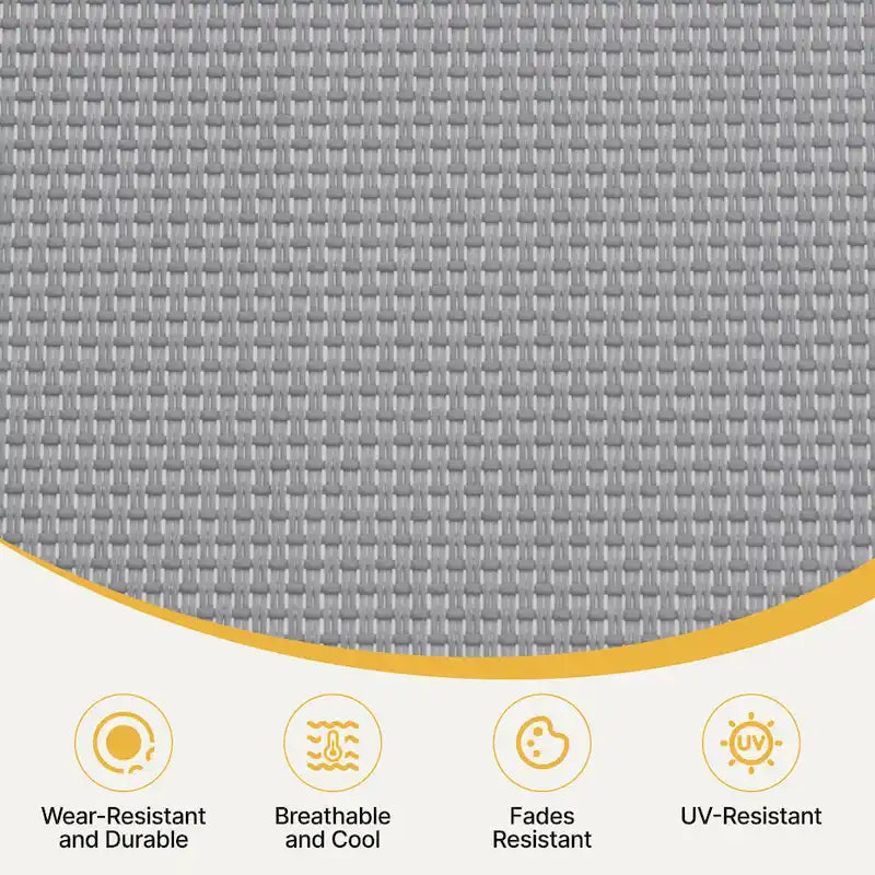 Chaise longue pliante d'extérieur Yaheetech avec 5 positions de dossier
