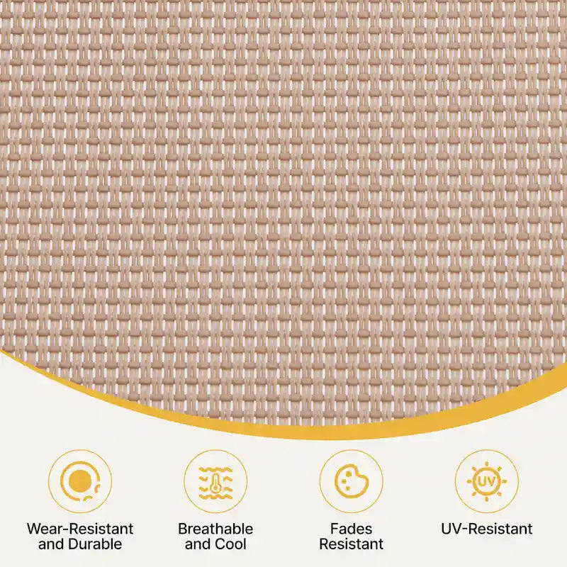 Chaise longue pliante d'extérieur Yaheetech avec 5 positions de dossier