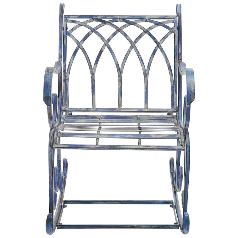 SAFAVIEH Outdoor Amara, fauteuil à bascule – 33 larg. x 37 prof. x 23 haut. (po)