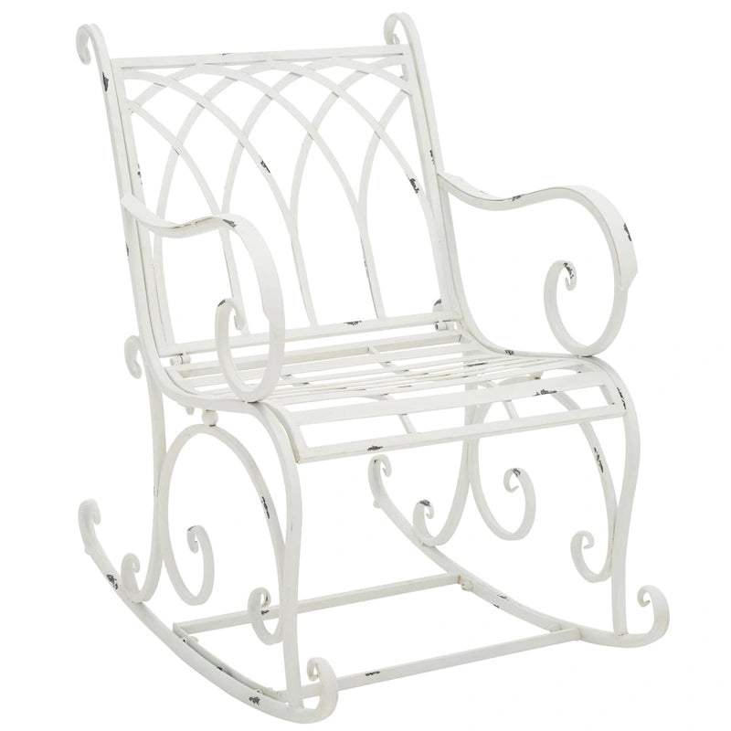 SAFAVIEH Outdoor Amara, fauteuil à bascule – 33 larg. x 37 prof. x 23 haut. (po)