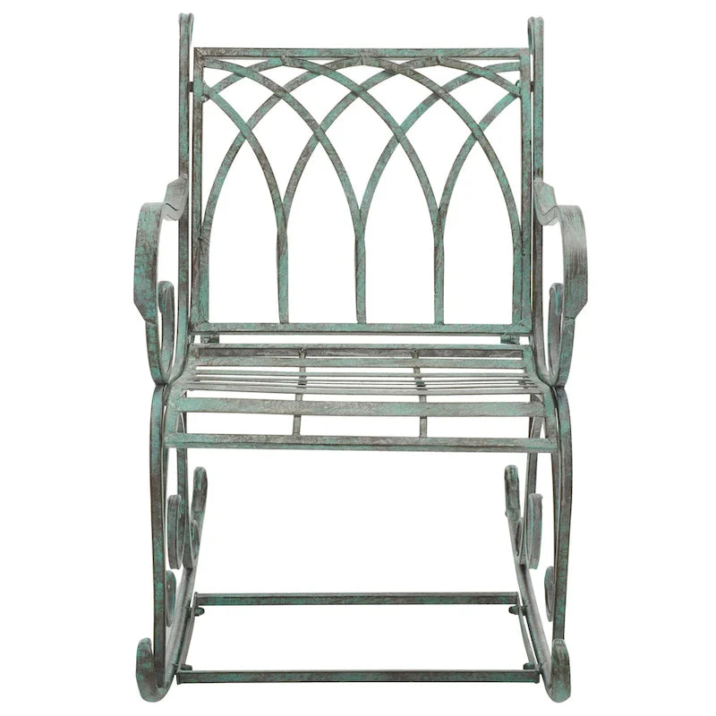 SAFAVIEH Outdoor Amara, fauteuil à bascule – 33 larg. x 37 prof. x 23 haut. (po)