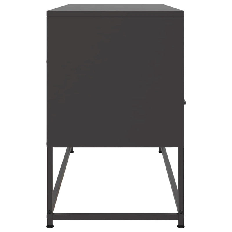 Meuble TV vidaXL Meuble console Meuble de salon Acier - 15,4 x 39,6 x 23,8