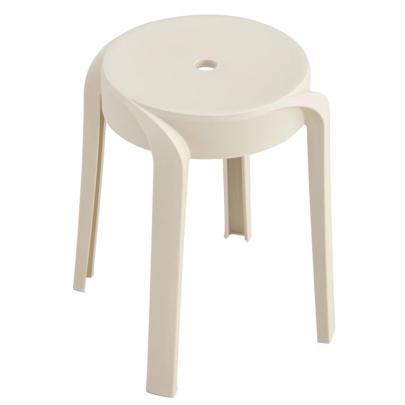 Lot de 6 tabourets empilables en plastique, tabourets gigognes, tabourets ronds pour la maison, le bureau et la salle de classe