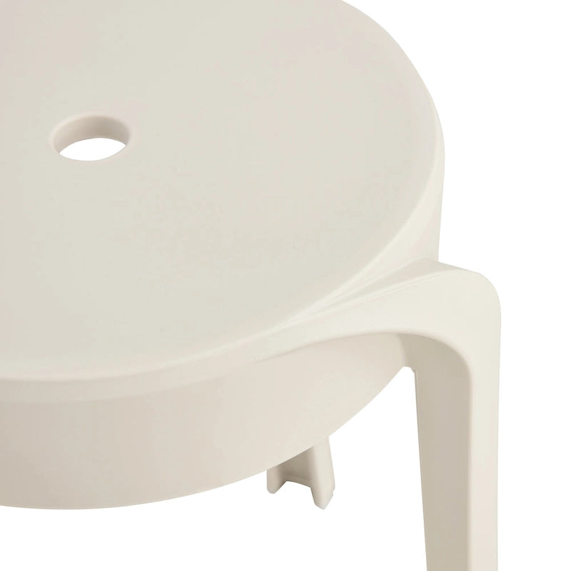 Lot de 6 tabourets empilables en plastique, tabourets gigognes, tabourets ronds pour la maison, le bureau et la salle de classe