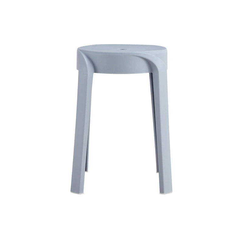 Lot de 6 tabourets empilables en plastique, tabourets gigognes, tabourets ronds pour la maison, le bureau et la salle de classe