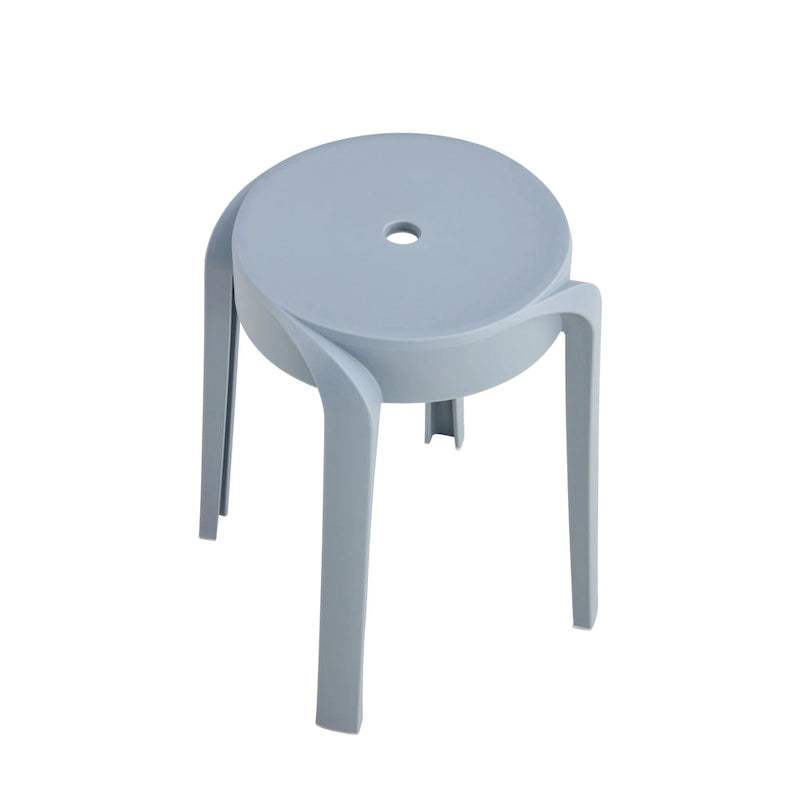 Lot de 6 tabourets empilables en plastique, tabourets gigognes, tabourets ronds pour la maison, le bureau et la salle de classe