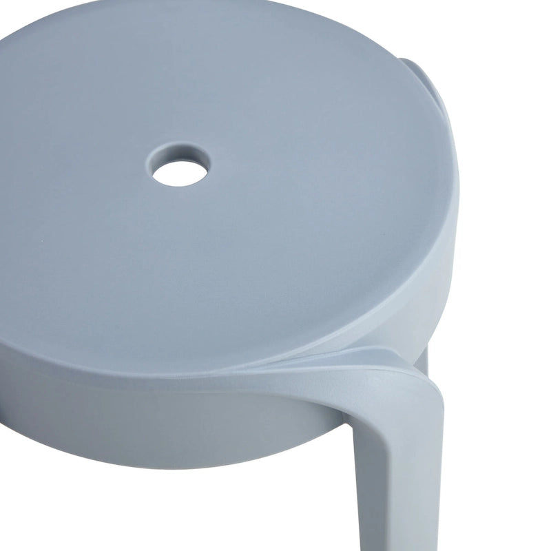 Lot de 6 tabourets empilables en plastique, tabourets gigognes, tabourets ronds pour la maison, le bureau et la salle de classe