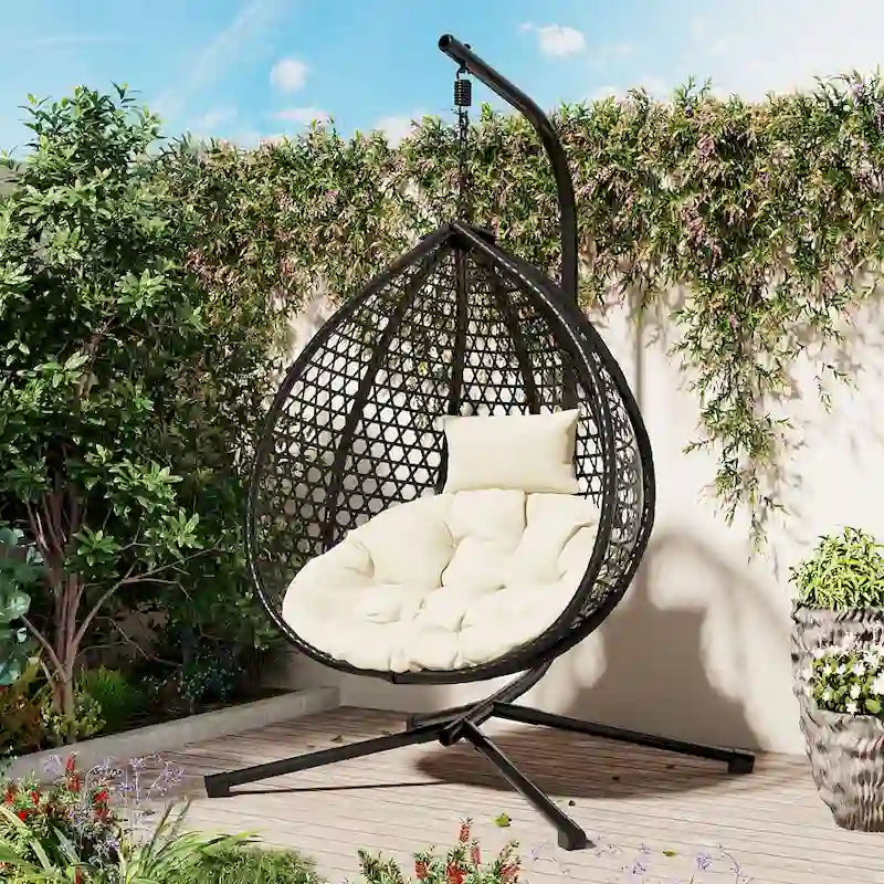 Versatile Hanging Egg Chair for Indoor and Outdoor Use