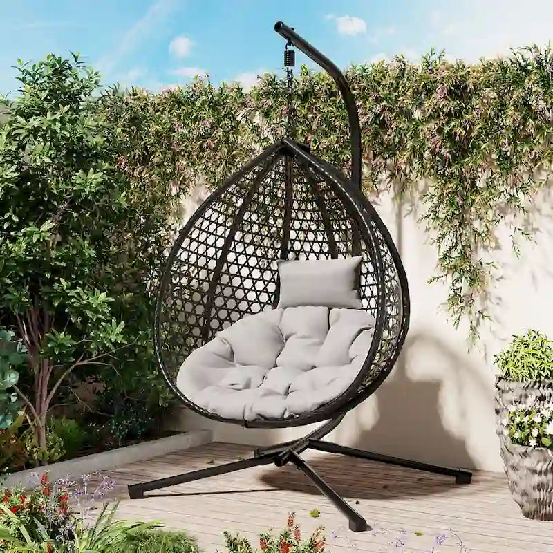 Chaise suspendue œuf polyvalente pour l'intérieur et l'extérieur
