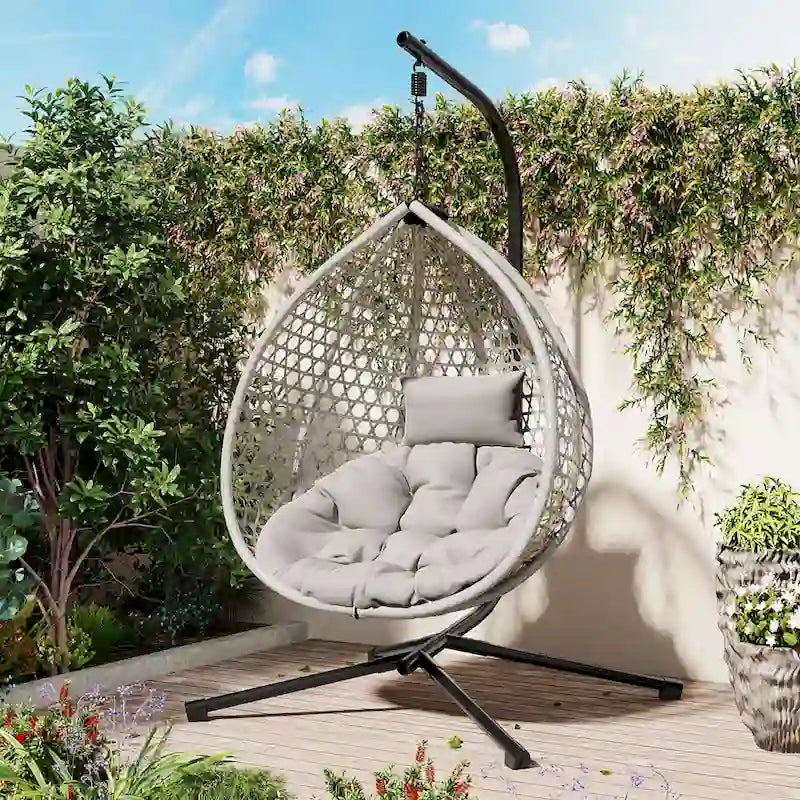 Chaise suspendue œuf polyvalente pour l'intérieur et l'extérieur