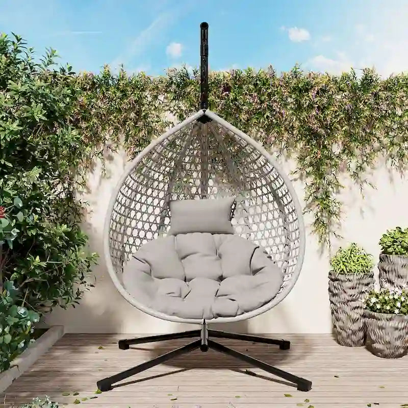 Chaise suspendue œuf polyvalente pour l'intérieur et l'extérieur