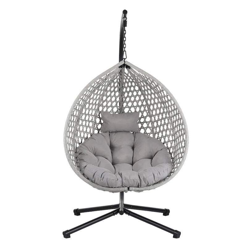 Chaise suspendue œuf polyvalente pour l'intérieur et l'extérieur